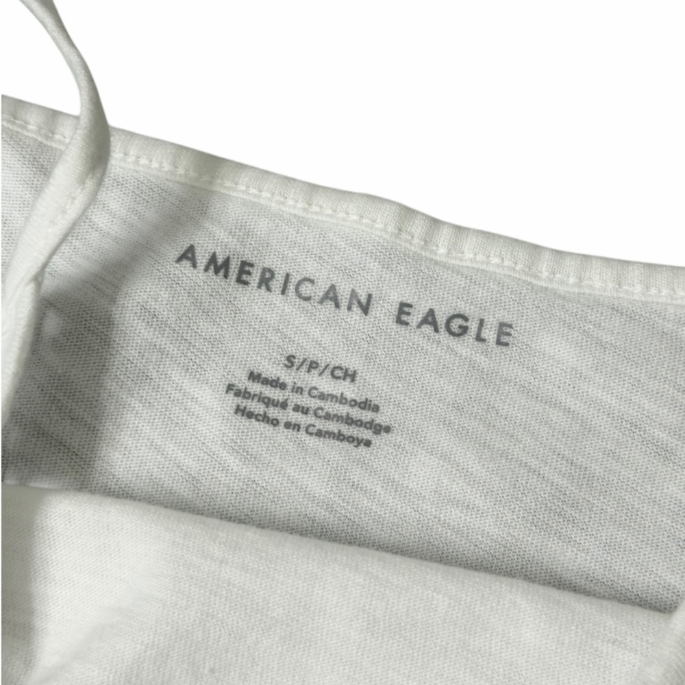 American Eagle Outfitters Cream Ruffle Camisole - Picture 8 of 9